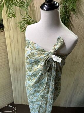 Palm Wrap, Pareo, Scarf, Skirt, Top, 47 x 47, Baby Sheet, Bamboo & Cotton Gauze